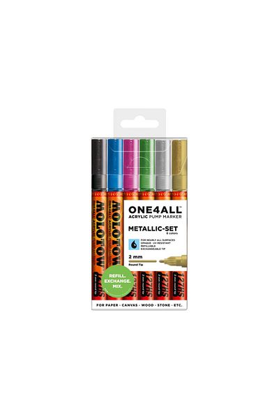 Molotow One4All™ 127HS Metallic-Set
