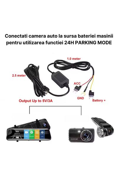 MaGeCa Continuous Power Supply Kit For Dash Cam To Fuse Panel To Type-c 5v/3a