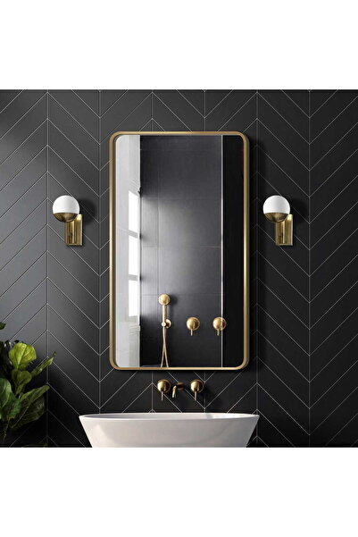 MKS Design 60x90 Asimetrik Ayna / Düzensiz Ayna / Asimetrik Ayna / Ayna Dekoru / Düzensiz Ayna / Lüks Ayna