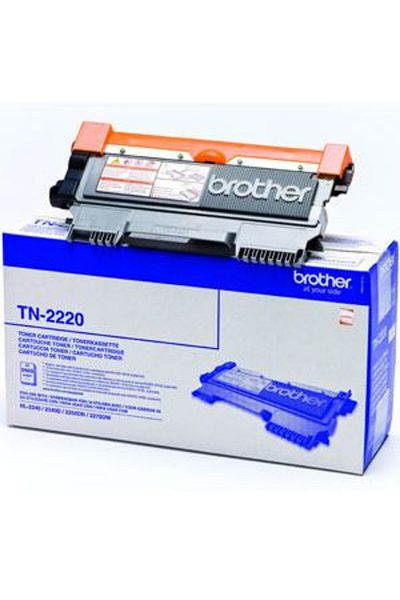 Brother Original Brother TN-2220 Toner Cartridge, Black, 2600 pages
