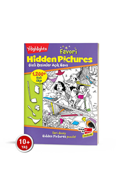 Dikkat Atölyesi Yayınları Favori Hidden Pictures - Açık Hava Puzzle (Tek Kitap)