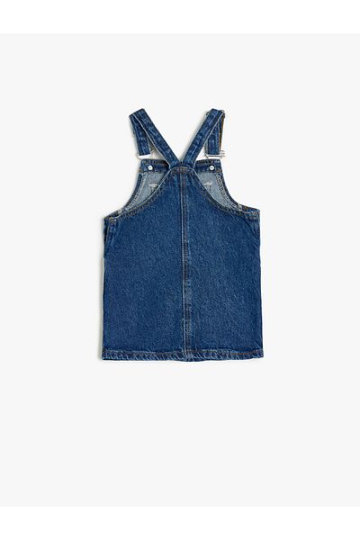 Koton Overall Jean Dress with Pocket detail