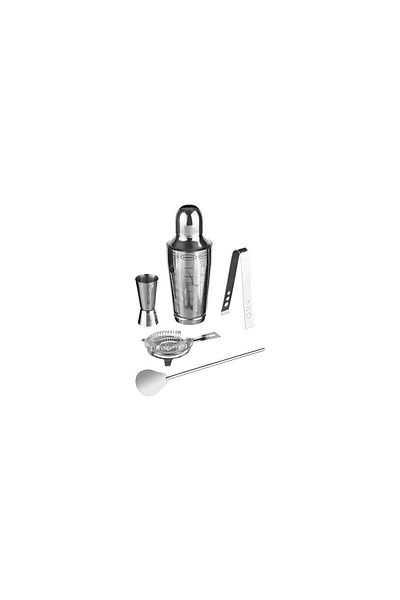 Secret de Gourmet SG Shaker and bar accessories set, stainless steel, 5 pieces