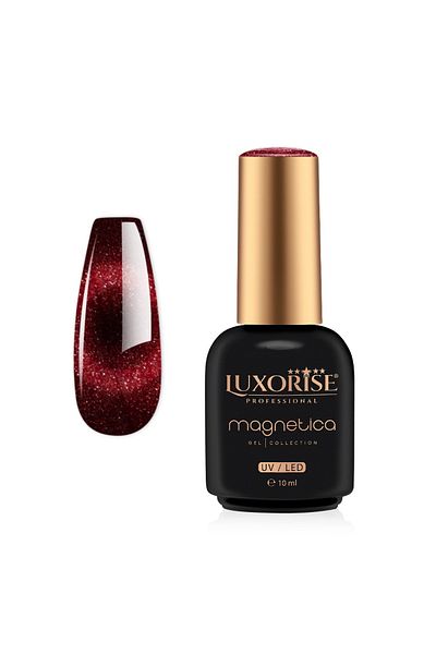 LUXORISE Oja semipermanentă MAGNETICA - Elixir, Strălucire Granat 10ml