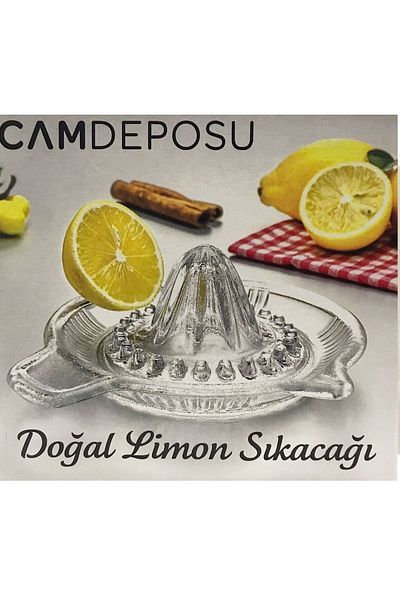 Cam Deposu Glass Lemon Squeezer