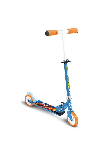 HOT WHEELS Trotineta pliabila cu 2 roti 3 ani+, sarcina maxima 50 kg, rulmenti ABEC 5, multicolor, Hot Wheels