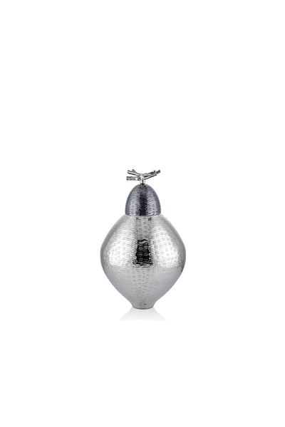 LAMEDORE Chubby Silver Black Small Lid Cup 23.5X39 cm