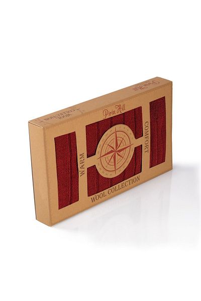 Pirin Hill Sosete Merino & fular Bordeaux