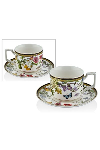 UkyCo Consept Joy Carmen Muse Garden 6'lı Çay Fincanı