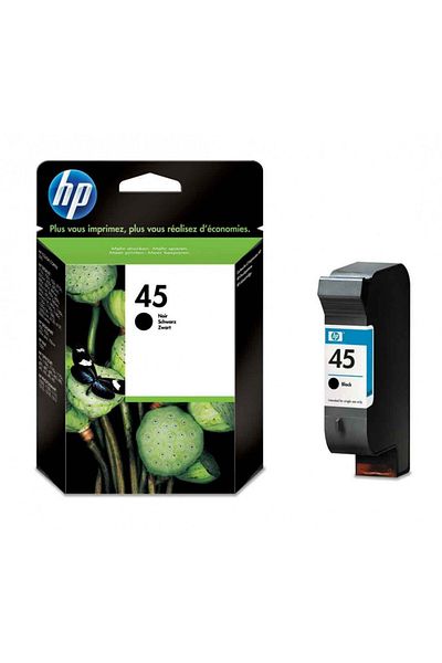 HP Original HP 45 / 51645AE Ink Cartridge, Black, 930 pages