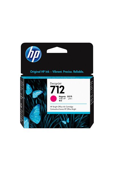 HP Original HP 712M / 3ED68A Ink Cartridge, Magenta, 29ml