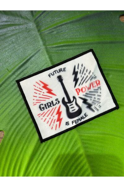 Gönülden Tasarım 11X9 CM APPLICAT DE CUCUTĂ VISUALĂ GUITARĂ