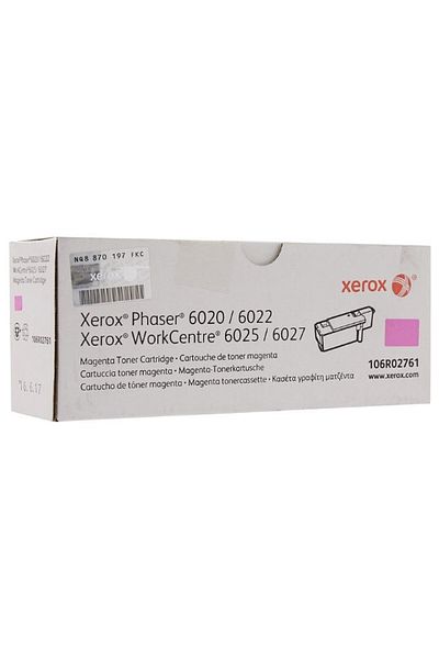 Xerox Cartus Toner Original Xerox 6020M / 6025M / 106R02761, Magenta, 1000 pagini