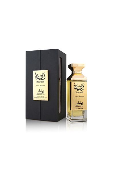 Mamlakat Al Oud Rawaah Pour Homme, Eau De Parfum for Men -100ml | Almond, Oud & Coffee Fragrance