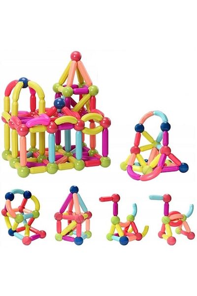 ideal STORE Magnetic Building Blocks IdealStore All Puzzle - Educational Toy