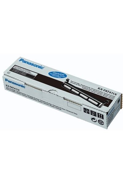 PANASONIC Original Panasonic KX-FAT411X Toner Cartridge, Black, 2000 pages