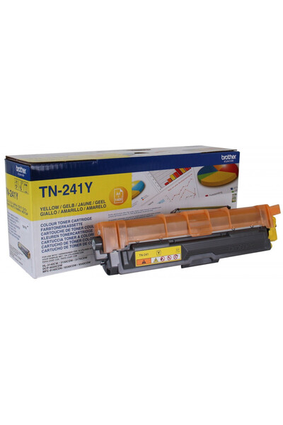 Brother Brother Original Toner Cartridge TN-241Y, Yellow, 1400 pages