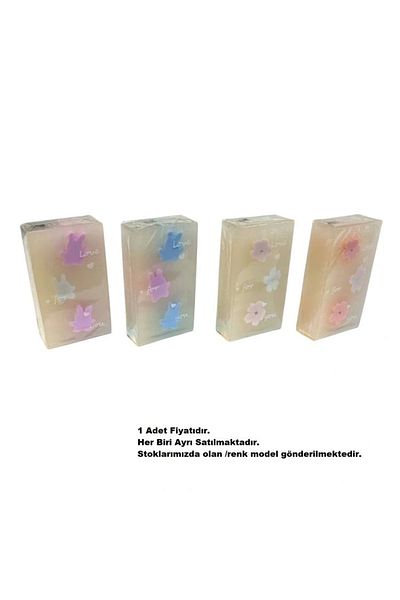 Mikro Micro E2207 Sakura & Rabbit Cute Bunny Eco Rectangular Eraser - Single