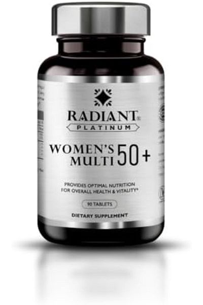 RADIANT PLATINUM Multivitamin Women's 50+ | Supports Overall Wellbeing & Keeps You Active | Supports