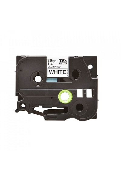 I-AICON Brother TZE-261, Compatible Laminated Continuous Tape, Black on White, 36mm x 8m - i-Aicon