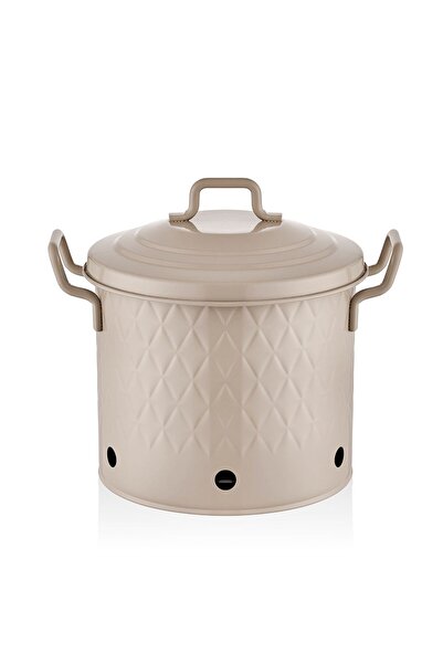 The Mia Prizma Patates & Soğan Kabı Karamel 30x30x30 cm