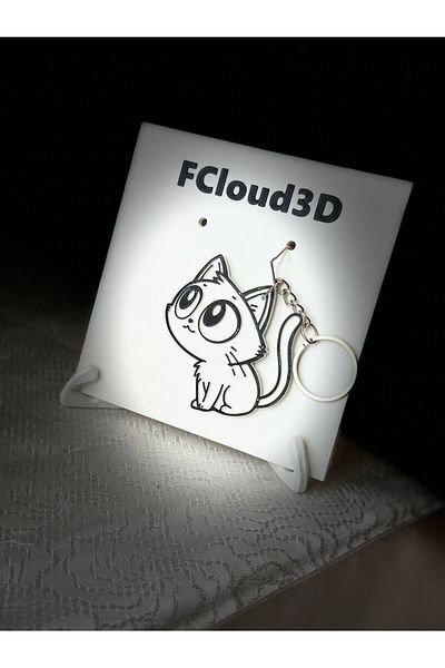 Fcloud Cat Keychain Mina Model
