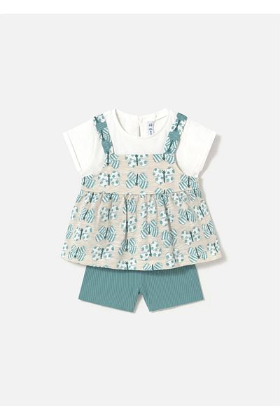 MAYORAL Baby Girl 3 Piece Set Blue 1229
