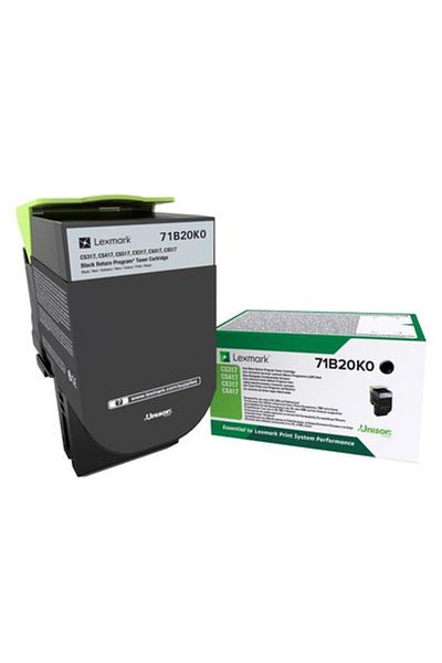 Lexmark Original Lexmark CS317BK / 71B20K0 Toner Cartridge, Black, 3000 pages