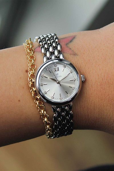 Homies Hm26095S01-1 Women Wrist Watch with Steel Cord