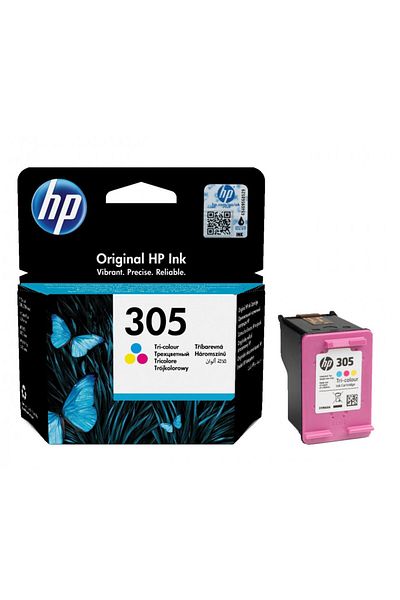 HP Original HP 305 / 3YM60AE Ink Cartridge, Color, 100 pages