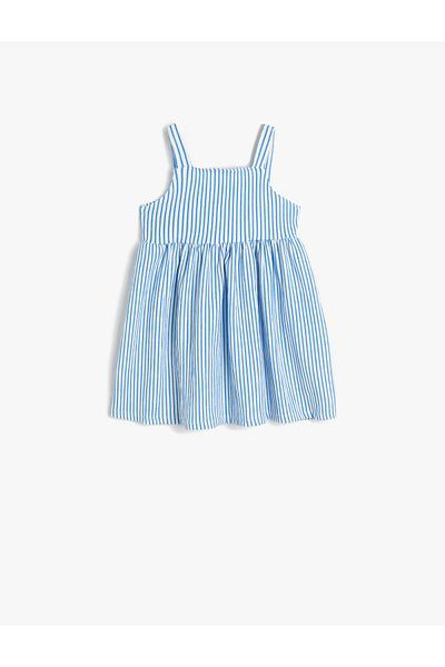 Koton Strappy, back bowtie detail dress.