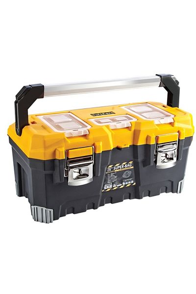flores Plastic tool box, professional, with aluminum handle, 26", ASR-4018, 676x314x300 mm