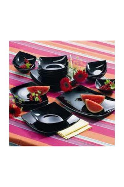 Luminarc Quadrato Tempered Black Dinner Plate 20 cm