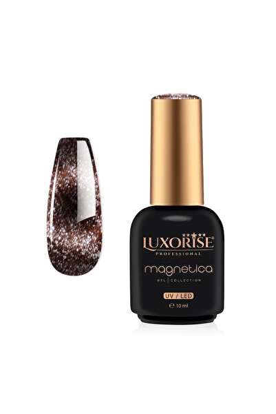 LUXORISE Oja semipermanentă MAGNETICA - Hipnotizantă, strălucire bronzată 10ml
