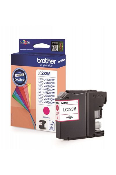 Brother Original Brother LC223M Ink Cartridge, Magenta, 550 pages