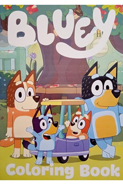 booddie Boyama Kitabı Stickerlı Bluey  Boyanacak Sayfa Sayısı 16