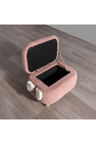 UkyCo Consept Patra Pembe Sandıklı Puf