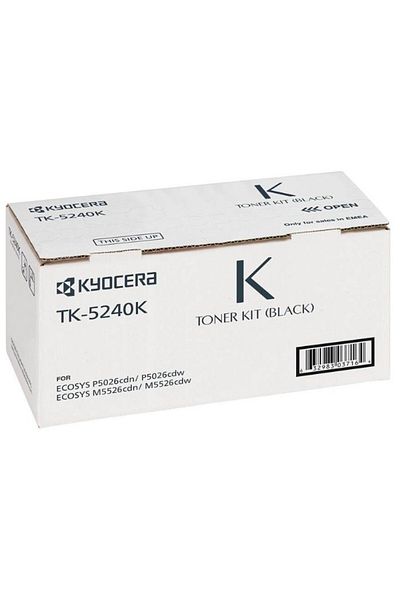 KYOCERA Original Kyocera TK-5240K Toner Cartridge, Black, 4000 pages