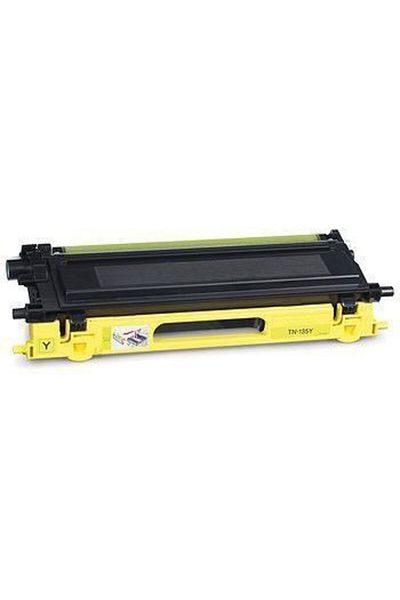 I-AICON Compatible Brother TN130Y / TN135Y Toner Cartridge, Yellow, 4000 pages - i-Aicon
