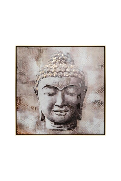 Atmosphera Créateur D'intérieur Pictură pe pânză Bouddha aurie, 102x102 cm