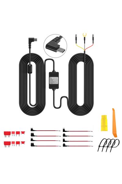 MaGeCa Continuous Power Supply Kit For Dash Cam To Fuse Panel To Type-c 5v/3a