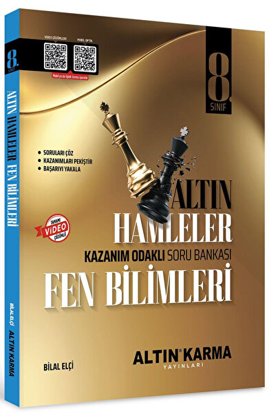 Altın Karma Yayınları 2025ALTIN KARMA 8.SINIF ALTIN HAMLELER FEN BİLİMLERİ SO...