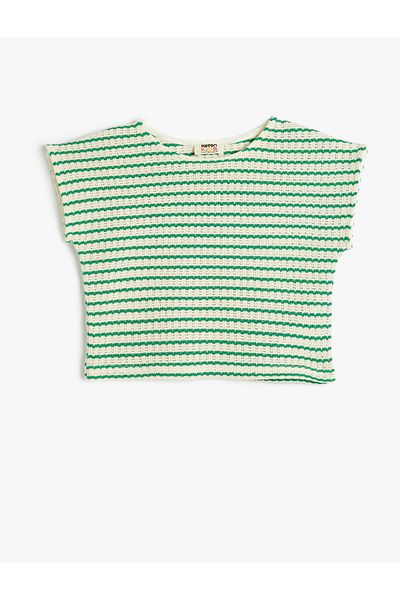 Koton Green Sleeveless Blouse For Girls