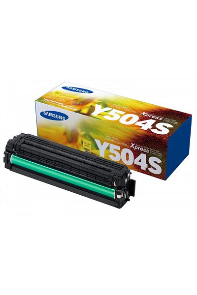 Samsung Original Samsung CLT-Y504S Toner Cartridge, Yellow, 1800 pages
