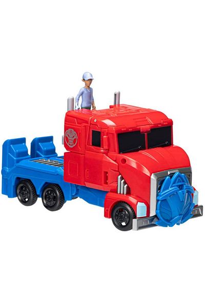 Hasbro Transformers Earthspark, Optimus Prime and Robby Malto figure