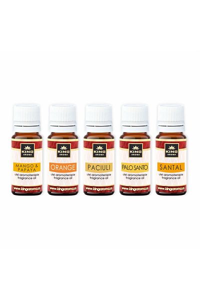 KingAroma Pack of 5 Exotic aromatherapy scented oils, Kingaroma, 10 ml