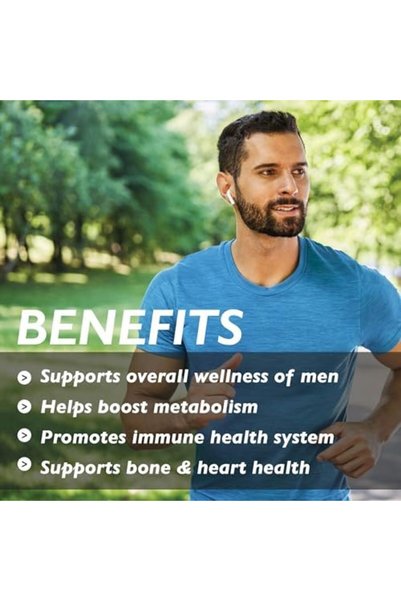 ORGANIC EARTH Plant Based Men’s Daily Multivitamins | Support Immune System & Energy Support | Veg
