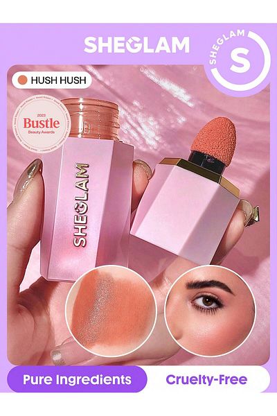 SHEGLAM Color Bloom Liquid Blush-Hush Hush