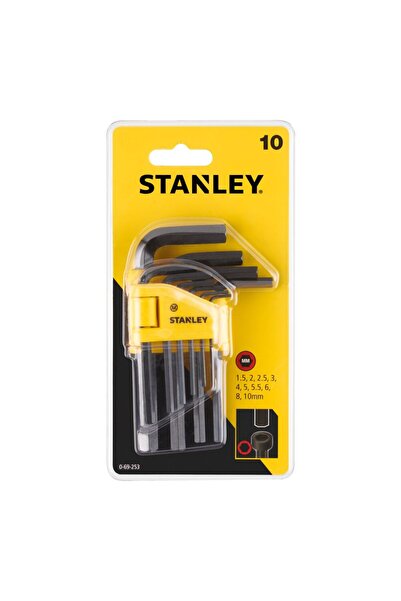 Stanley - Set of 10 metric L hexagons 1.5-10 [0-69-253]