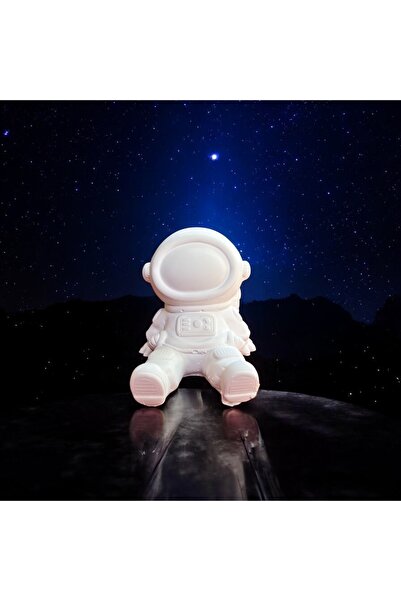 Atölye Kiraz Astronot Figürlü Dekoratif Saksı/Kalemlik – Aytaşı Malzeme, Boya...